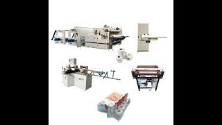 Semi automatic toilet paper making machine production line in Kenya