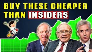 4 Dividend Stocks You Can Buy Cheaper Than Insiders!