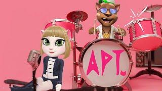 ROSÉ & BRUNO MARS - APT. my talking Angela 2 & my talking Tom 2 Cosplay