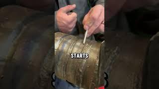 The STRONGEST welds have scattered beads!#weld #welder #welding #industry #pipeline #union #wwa