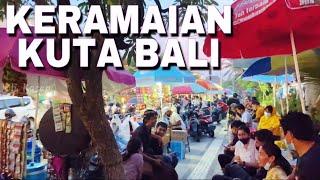 Keramaian Kuta Bali menjelang Tahun Baru 2022 | Update terkini Kuta Bali & Beachwalk Mall