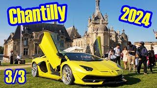 Les plus belles voitures des parking club à Chantilly Art et Elégance 2024