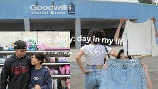 Daily Diaries a day in my life | thrifting, target run, mini thrift haul 