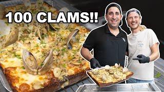 100 CLAMS 1 PIZZA