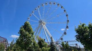 Diabelski Młyn - Wonder Wheel - Energylandia 2023 Widok na całą Energylandie