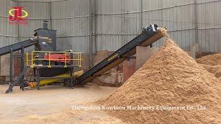 Wood Chipper & Hammer Mill for biomass, wood, straw, coconut shell, forestry waste recycling plant