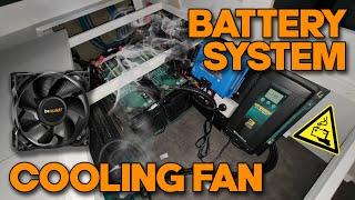 Caravan Battery System Cooling Fan