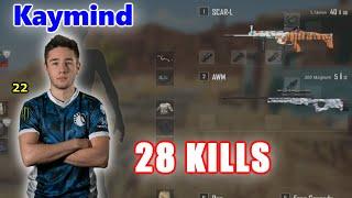 Team Liquid Kaymind & Drassel - 28 KILLS - AWM+SCAR - DUO vs SQUADS - PUBG