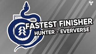 The Fastest Finisher in Hunter Eververse | Destiny 2 #SHORTS