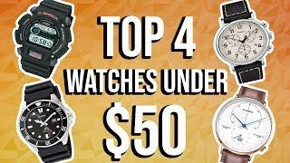 Top 4 watches under $50. A roundup for everyone!