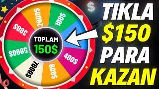 GÜNDE 4 KEZ ÜCRETSİZ TIKLA $150 PARA KAZAN! - Tıklama Yaparak İnternetten Para Kazanma