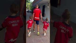 CHICHARITO CON SUS HIJOS EN VERDE VALLE ️ | CHIVAS VS QUERÉTARO | #chivas #futbol #ligamx