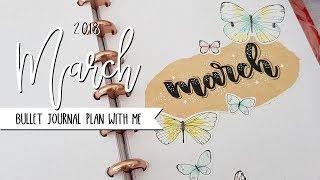 Plan with me | March 2018 w/ MyLifeinaBullet, JennyJournals and ChristineMyLyhn