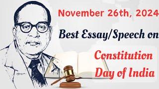 Constitution Day Speech in English|Essay on Indian Constitution |Speech on Constitution Day| 2024