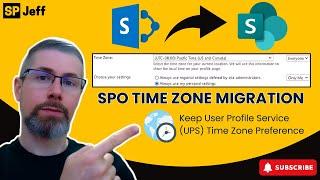 SPO Time Zone Migration (copy User Profile with PowerShell)