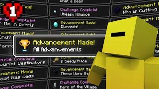 I Got EVERY Advancement in Minecraft Hardcore!