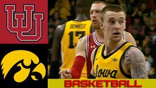 UTAH vs IOWA Basketball Game Full Highlights 2024