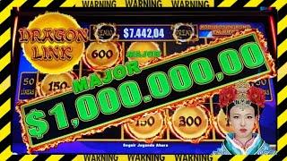 I WON the MILLION PROGRESSIVE JACKPOT for THE 2ND TIME on Dragon Link slot