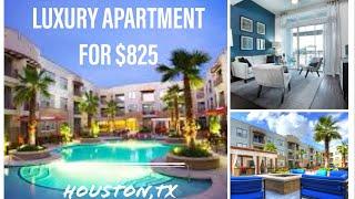 LUXURY APARTMENT IN HOUSTON FOR $825| EMPTY APARTMENT TOUR