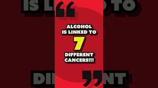 ️Alcohol is Linked to 7 DIFFERENT CANCERS - #sober #sobercurious #sobriety #maha #cancer