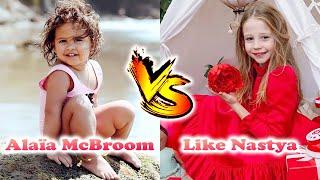 Like Nastya VS Alaïa McBroom Stunning Transformation | From Baby To Now Years Old