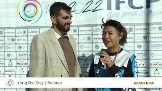 Yang Shu Ting | Referee from Chinese Taipei | IFCPF Men's World Championships 2022