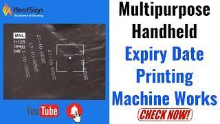 Multipurpose Handheld Expiry Date Printing Machine Works Check Now!