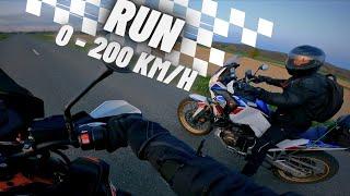 RUN KTM 890 ADVENTURE V/S HONDA 1100 AFRICA TWIN