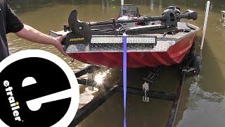 etrailer | CE Smith Boat Trailer Roller Bunks Water Test