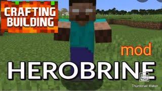 crafting and building herobrine mod