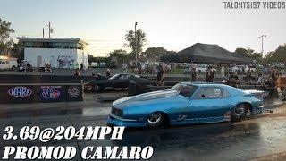 3.69@204mph | The Master Of Fast Andy Jensen Promod Turbo Camaro |