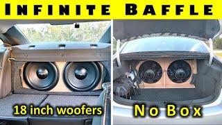 No Other Design Sounds Better Than This - Infinite Baffle - 8,000 Watt Test - Part 1