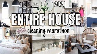  WHOLE HOUSE CLEAN WITH ME 2021 | MINI CLEANING MARATHON | CLEANING MOTIVATION