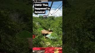 OMG! this happened Jamaica! #zipline #travel #adventure  #wanderlust #Jamaica #negril #islandlife