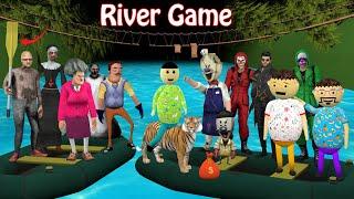 Gulli Bulli Playing River Crossing Game | Jungle Game | Gulli Bulli | Make Joke Of Horror