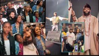 "Step mummy duties"- Beautiful moment Davido and Chioma reunite with Hailey at his birthday concert