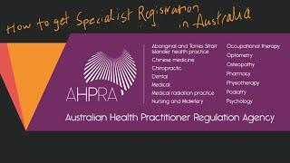 How to get specialist registration as a Doctor in Australia?