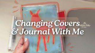 Changing Hobonichi Covers & Journal With Me Hobonichi Techo #journalwithme #hobonichitecho