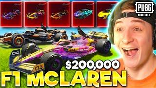 $200,000 UC MAXED F1 MCLAREN SPEED DRIFT! PUBG MOBILE