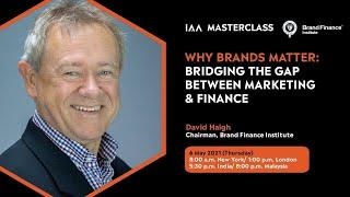 IAA Masterclass - David Haigh