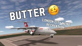 Swiss air becomes Ryanair  (London city meme recreation)