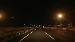 ASMR Highway Driving at Night (No Talking, No Music) - Busan to Seoul, Korea