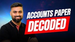 ACCOUNTS PAPER DECODED | CLASS-12 |ISC | ACCOUNTS |  Shubham Jagdish |8112601234|#shubhamsambhallega