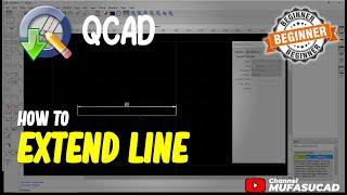 QCAD How To Extend Line