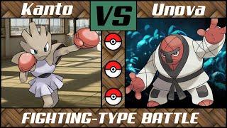 Fighting Pokémon Battle: UNOVA vs KANTO (Pokémon Sword/Shield)