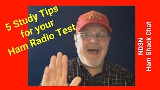 5 Study Tips for your Ham Radio Test