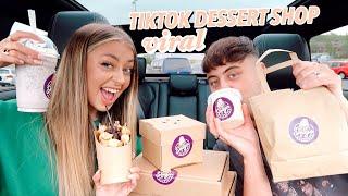 Trying The TikTok Famous Dessert Shop!