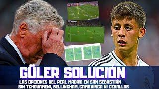 SOLUCIÓN GULER, EL REAL MADRID SIN TCHOUAMENI, CAMAVINGA, BELLINGHAM Y CEBALLOS ¿QUÉ HARÁ ANCELOTTI?