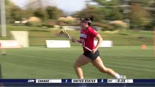 USA vs. Canada (Women) | 2021 World Lacrosse Super Sixes | Day 1 | Full Game