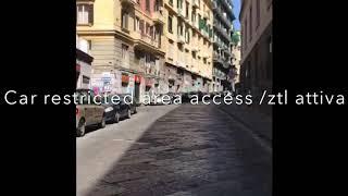 How to reach Hotel Piazza Bellini by car from Corso Umberto